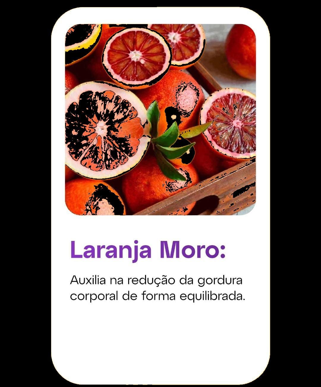 LARANJA MORO FUNDO PRETO