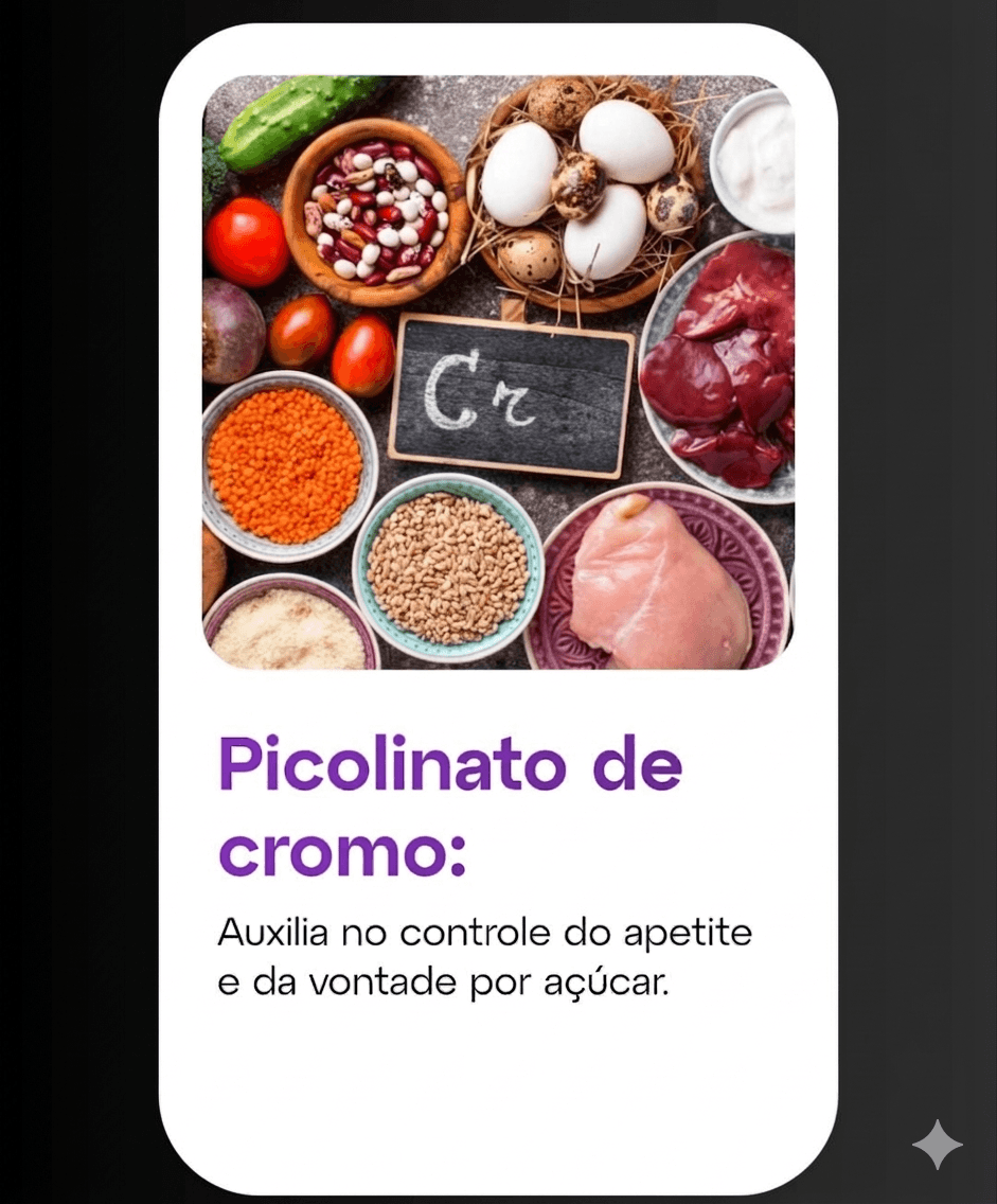 PICOLINATO DE CROMO FUNDO PRETO